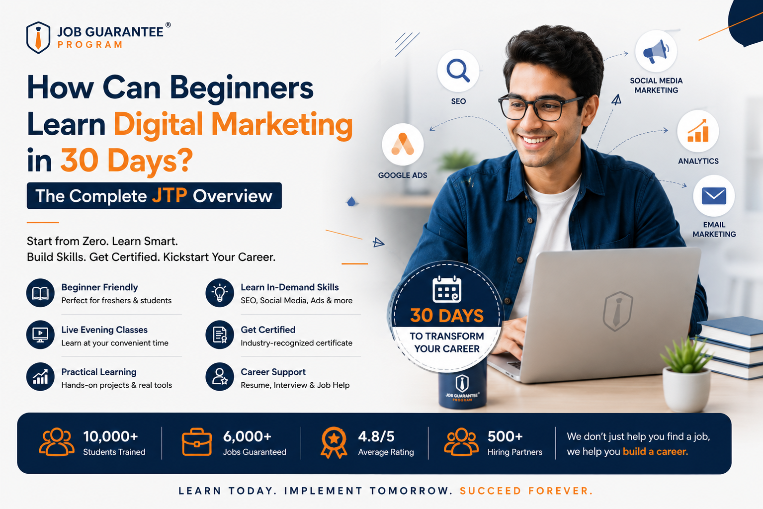 Learn Digital Marketing in 30 Days: A Complete JTP Guide 2026