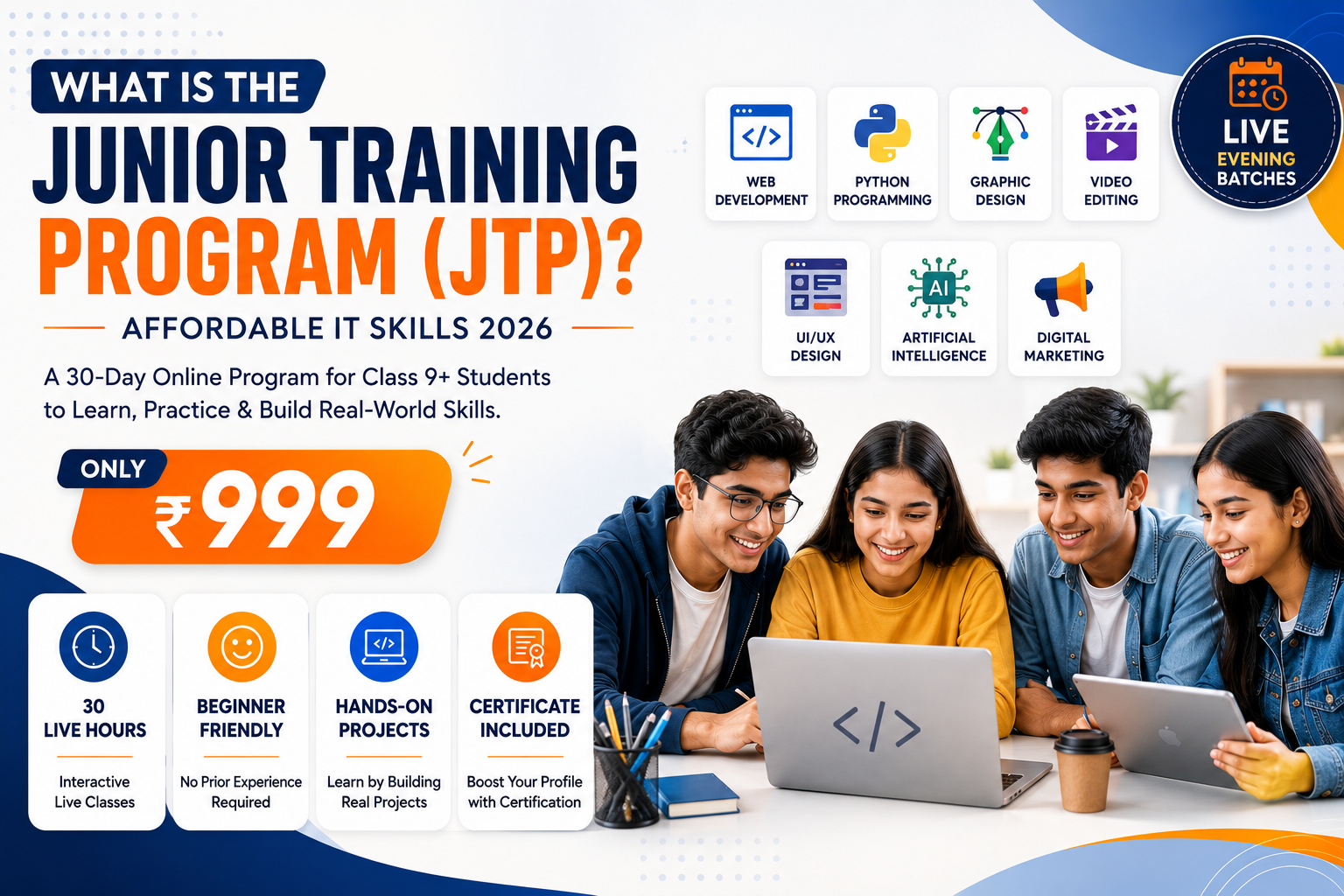 What Is the Junior Training Program (JTP)? Affordable IT Skills 2026