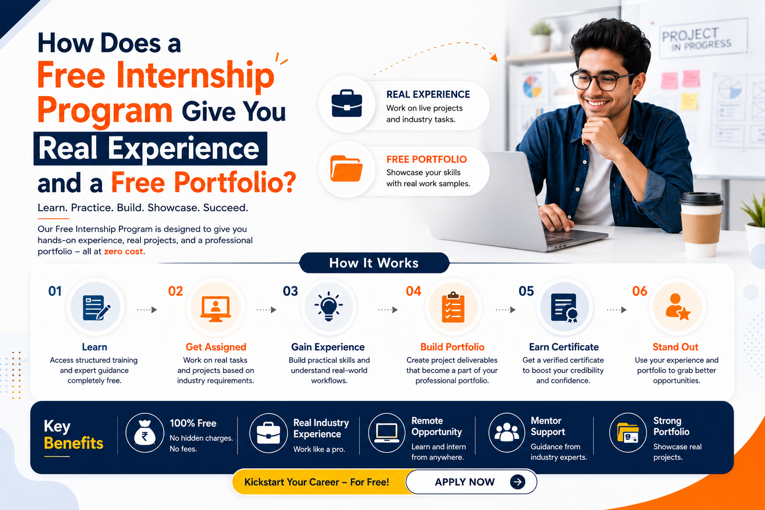 How a Free Internship Gives Real Experience & Portfolio