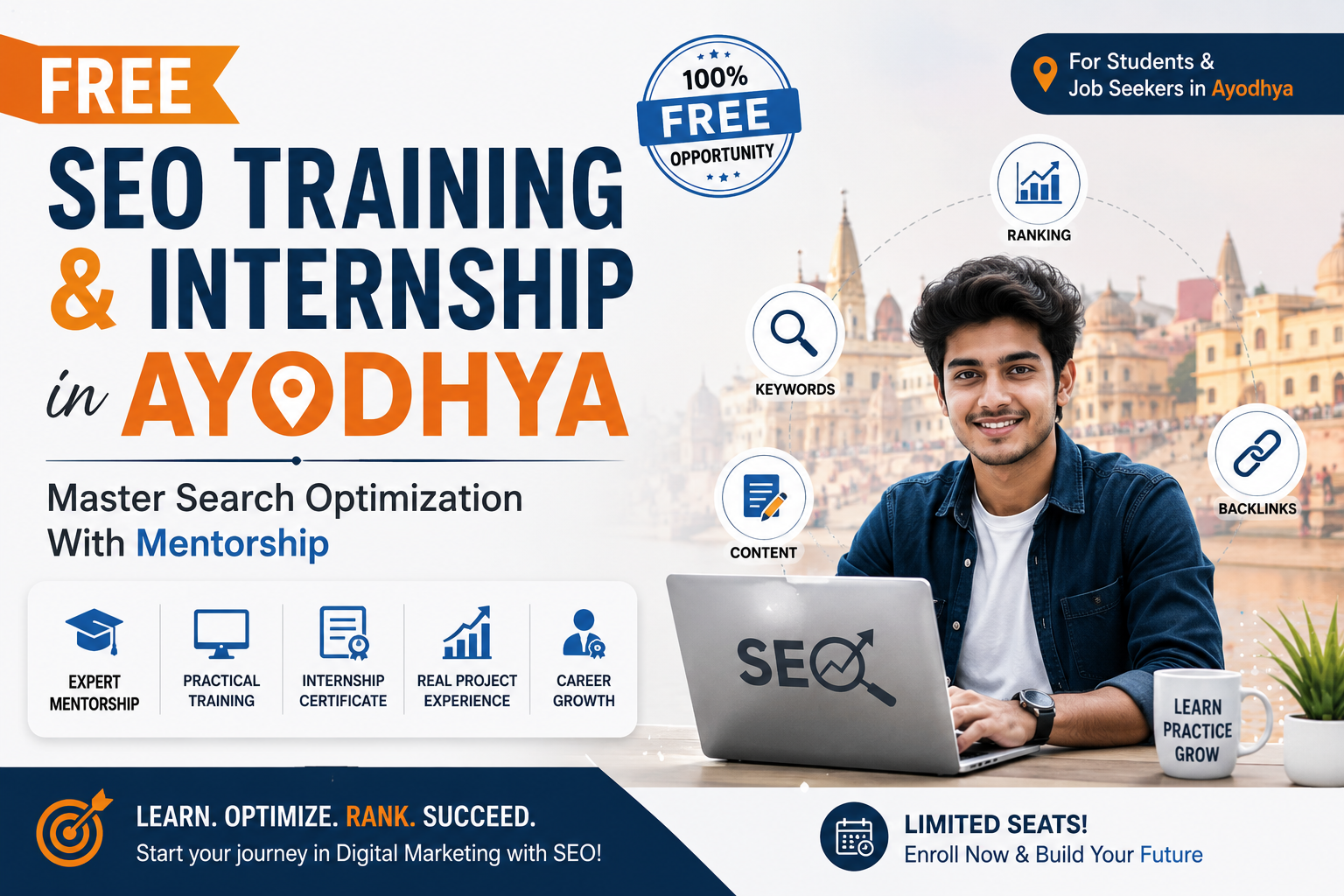 Free SEO Training & Internship in Ayodhya With Mentorship