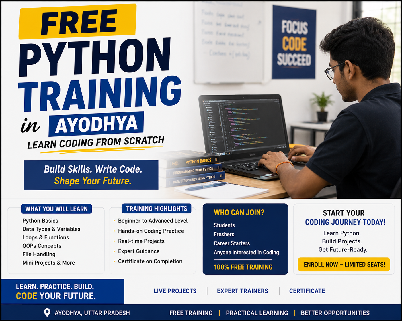 Free Python Training in Ayodhya | Learn Coding Basics
