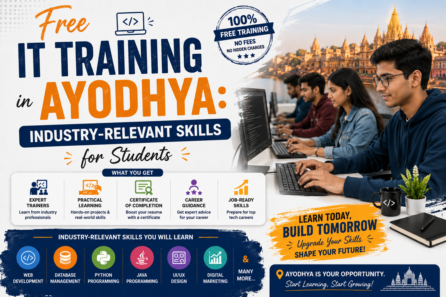 Free IT Training in Ayodhya: Industry-Relevant Skills for Students