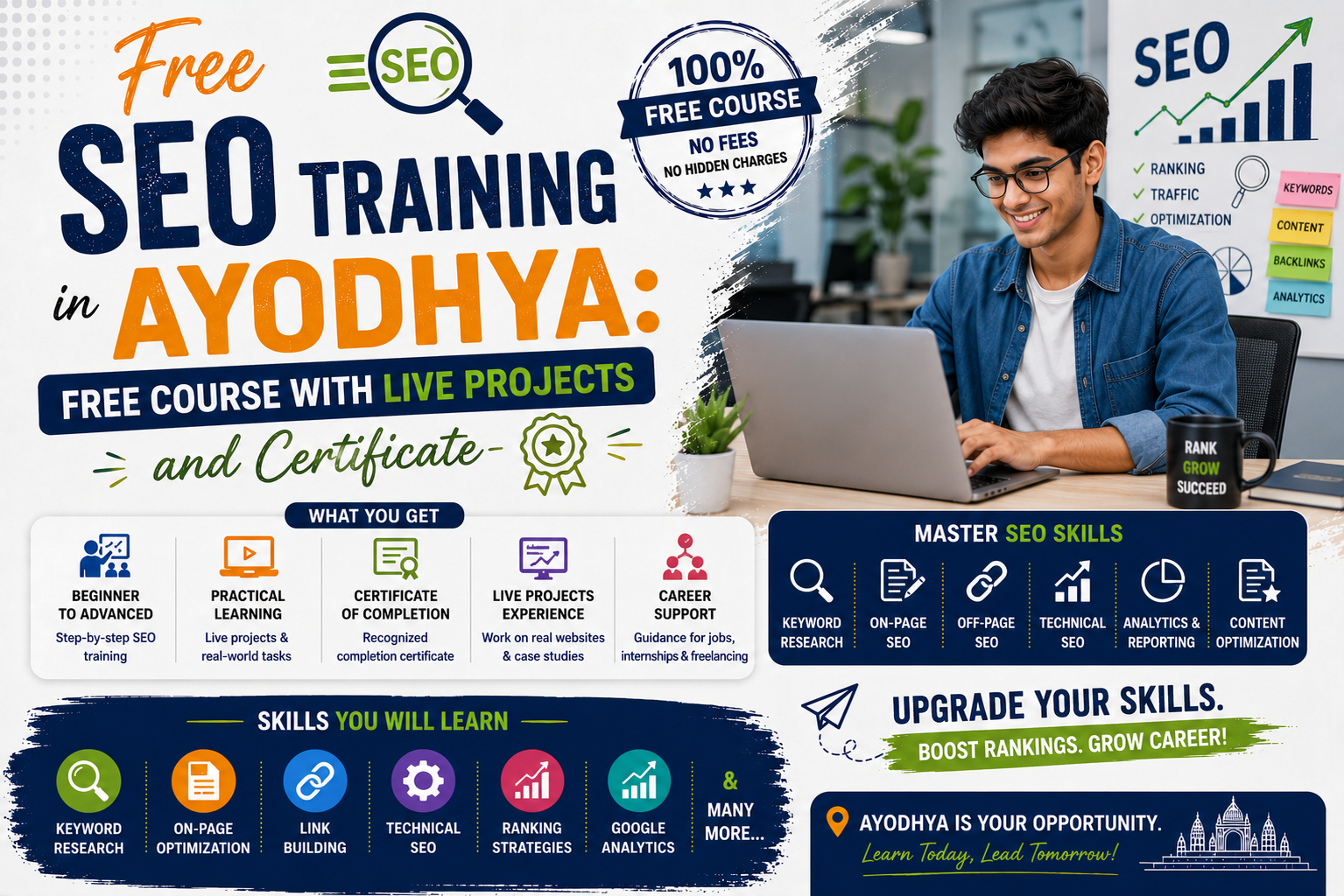 SEO Training in Ayodhya | Free Course With Certificate